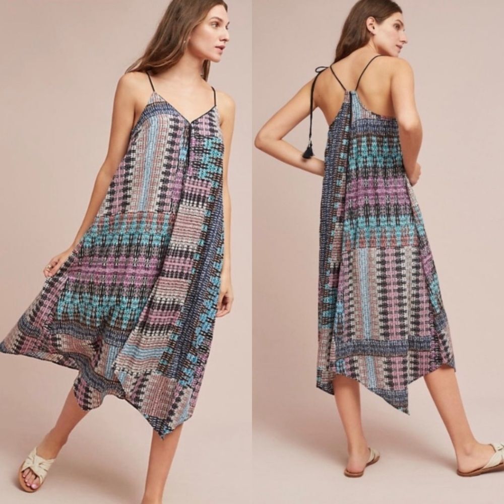 Akemi + Kin Anthropologie Riviera Tassel Dress